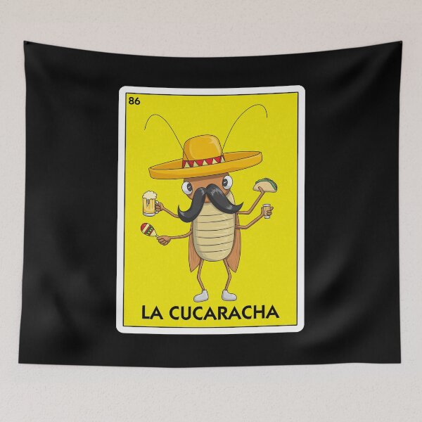 Item preview, La Cucaracha Mexican Bingo Card Cockroach With Taco And Beer designed and sold by PNGShop.