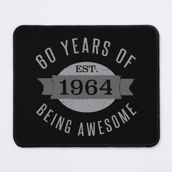 Item preview, Awesome 60th Birthday Est 1964 designed and sold by thepixelgarden.