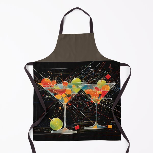 Item preview, Appletini Sip and Swirl- A Symphony of Colors in Martini Bliss Generative AI designed and sold by OlfactoART Studio.