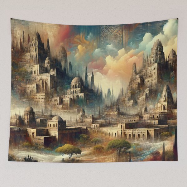 Item preview, Echoes of Eternity The Timeless Majesty of an Ancient City designed and sold by ArtComixHaven.