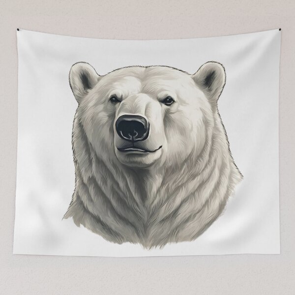 Item preview, Cute Polar Bear Art Gifts For Animal Lovers, and Baby Polar Bear Lovers  designed and sold by Cuteanimalgifts.