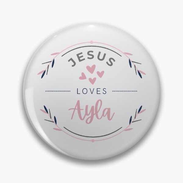 Item preview, Ayla - Jesus Loves Ayla / personalised name  designed and sold by Share-Blessings.