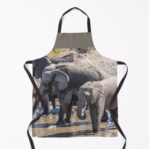 Item preview, Namibia. Etosha National Park. Elephants at a Waterhole. designed and sold by vadim19.