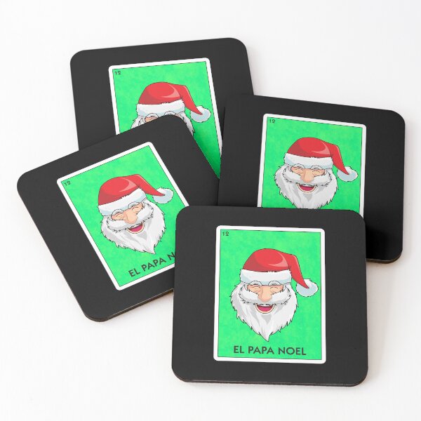 Item preview, El Papa Noel Father Christmas Card Mexican Lottery designed and sold by PNGShop.