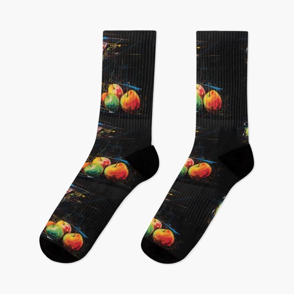 Item preview, The Dance of Appletini Tastes- A Vibrant Cocktail Ballet on Chalkboard Generative AI designed and sold by OlfactoART Studio.
