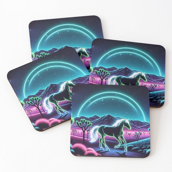 Item preview, Neon Horse Joshua Tree designed and sold by PudgyBuffalo.