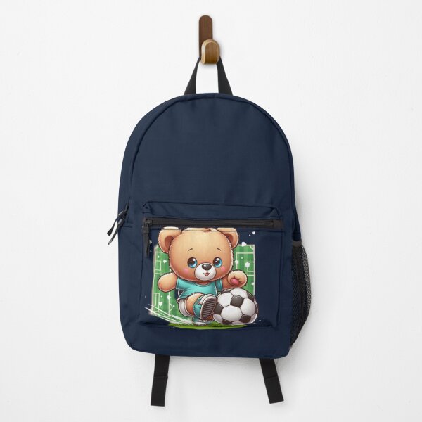 Item preview, Cute soccer bear kicking the ball. designed and sold by moni0490.