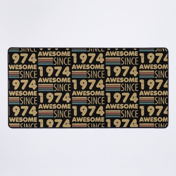 Item preview, Awesome Since 1974 50th Birthday designed and sold by thepixelgarden.