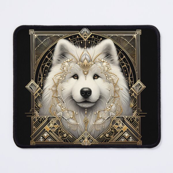 Item preview, Samoyed Magic: A Unique Artistic Expression designed and sold by PawspectCreate.
