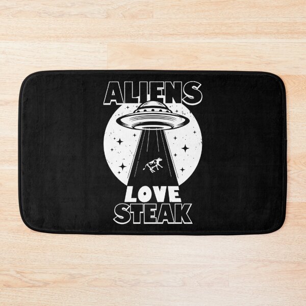 Item preview, Funny Alien UFO Retro Vintage Meat Lover Meme designed and sold by BoggsNicolasArt.