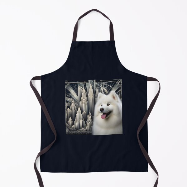 Item preview, Radiant Samoyed Dreams in Art Deco designed and sold by PawspectCreate.