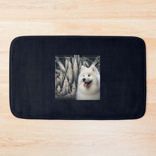 Item preview, Radiant Samoyed Dreams in Art Deco designed and sold by PawspectCreate.