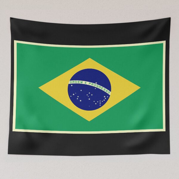 Item preview, Brazil Flag designed and sold by NOMADIC ART.