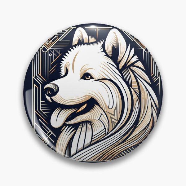 Item preview, Samoyed Elegance: Artistic Wonder designed and sold by PawspectCreate.
