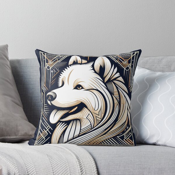 Item preview, Samoyed Elegance: Artistic Wonder designed and sold by PawspectCreate.