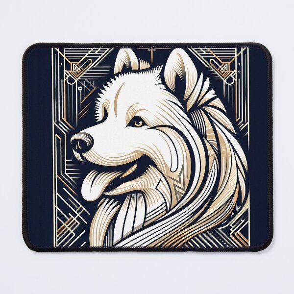 Item preview, Samoyed Elegance: Artistic Wonder designed and sold by PawspectCreate.