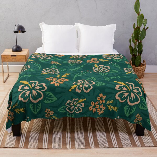 Item preview, Happy Hibiscus || Tropical Scatter Pattern designed and sold by Stacey Spivak.