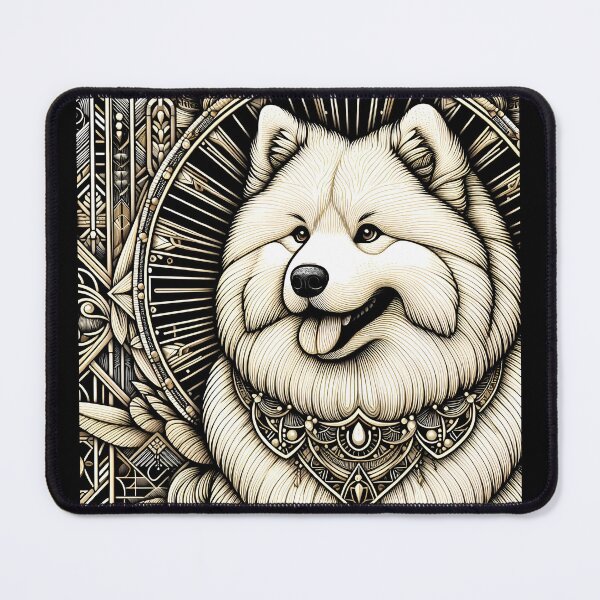 Item preview, Samoyed Cartoon Joyride designed and sold by PawspectCreate.