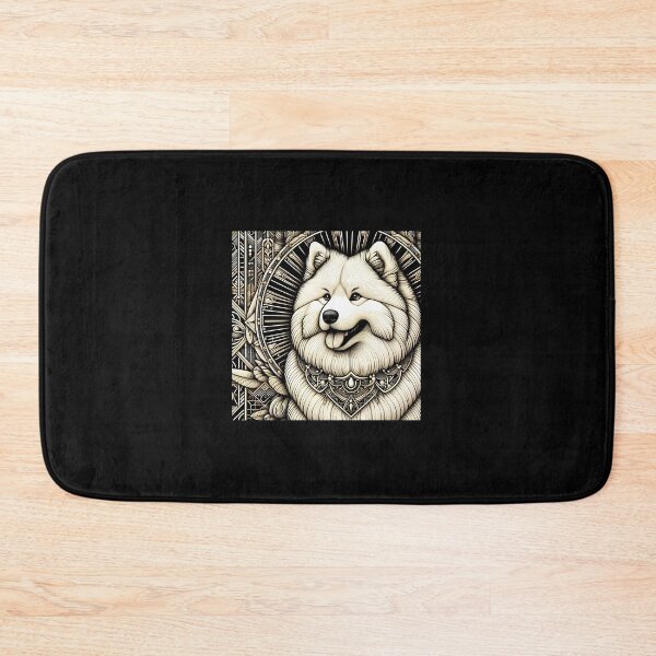 Item preview, Samoyed Cartoon Joyride designed and sold by PawspectCreate.