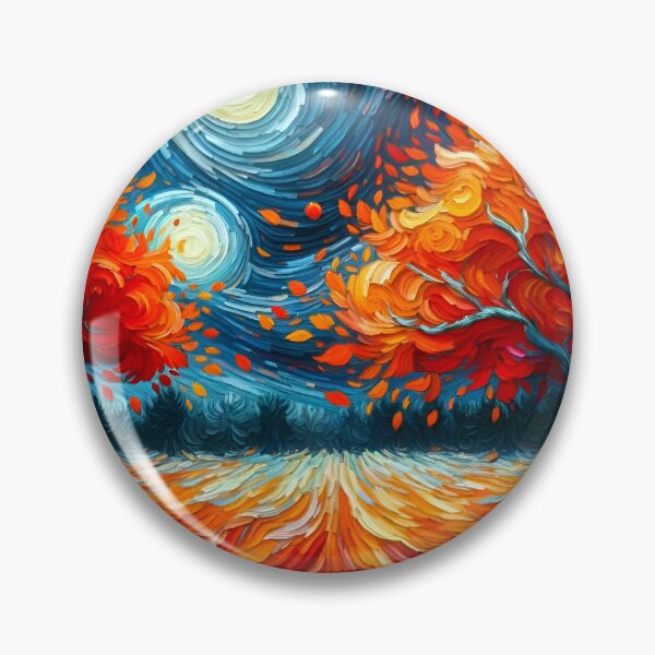 Item preview, Blazing leaves and the three moons designed and sold by AJSRPrints.