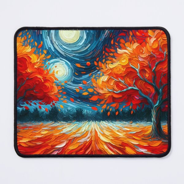 Item preview, Blazing leaves and the three moons designed and sold by AJSRPrints.
