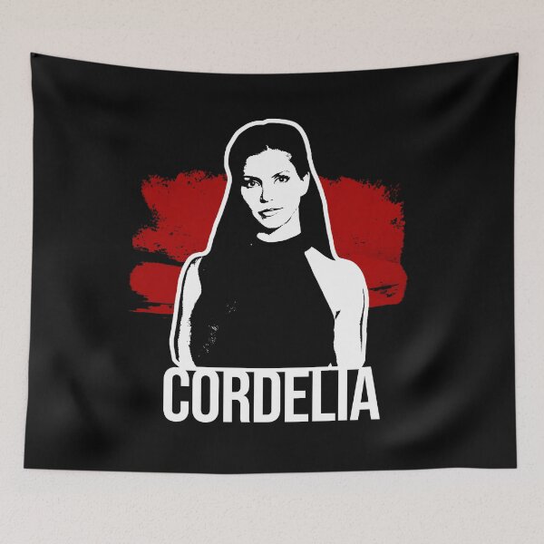 Artikelvorschau, Cordelia Design – Rot mit weißem Text (BtVS) klassisches T-Shirt entworfen und verkauft von Vixetches.