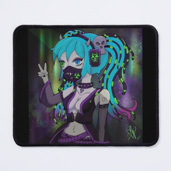 Item preview, Cyber Goth Hatsune Miku designed and sold by ZombieCheshire.