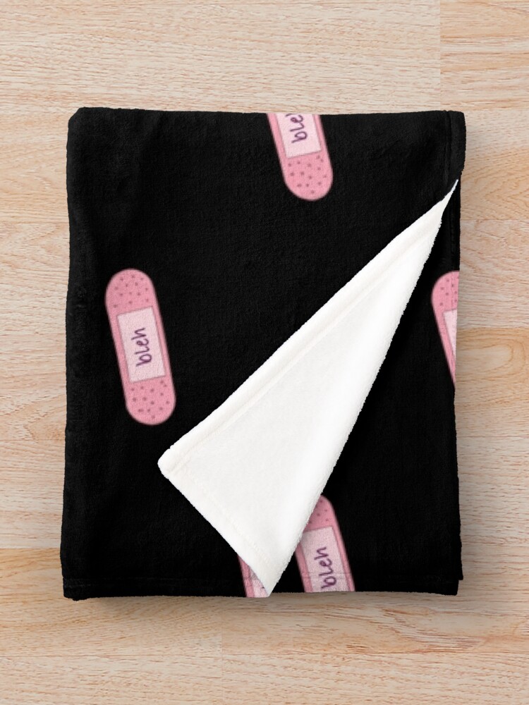 Discover Bleh Band-Aid Throw Blanket