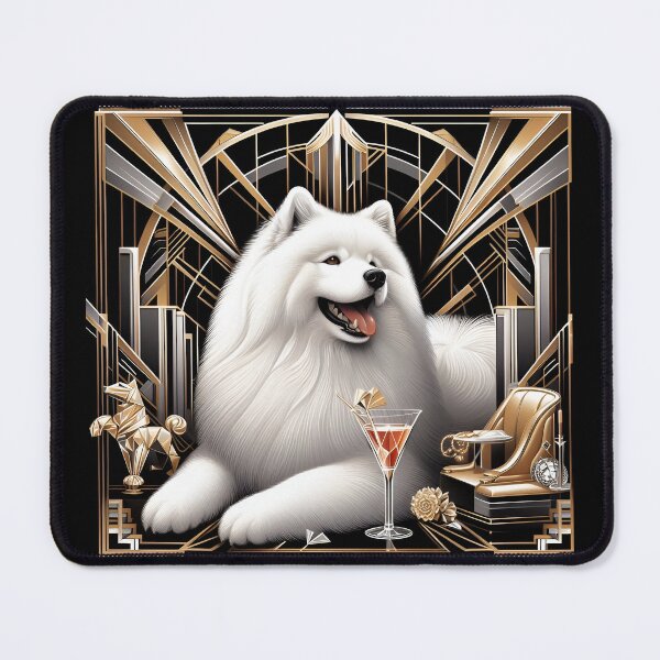 Item preview, Whimsical Samoyed Dreamscape designed and sold by PawspectCreate.