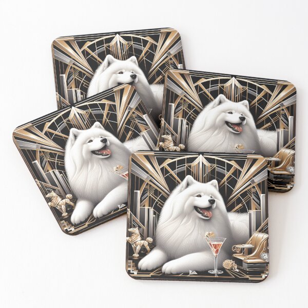 Item preview, Whimsical Samoyed Dreamscape designed and sold by PawspectCreate.