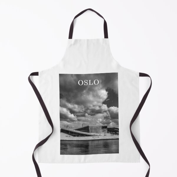 Item preview, Black and White Oslo Norway Europe designed and sold by ShopJoel.