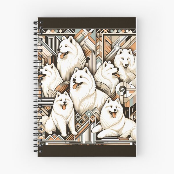Item preview, Artistic Embrace: Samoyed Love designed and sold by PawspectCreate.