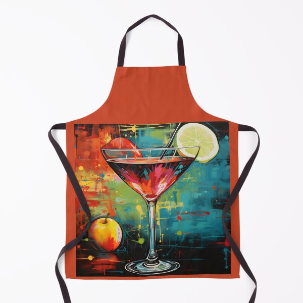 Item preview, Chromatic Martini Appletini Symphony- A Visual Celebration of Mixology Mastery AI Generated designed and sold by OlfactoART Studio.
