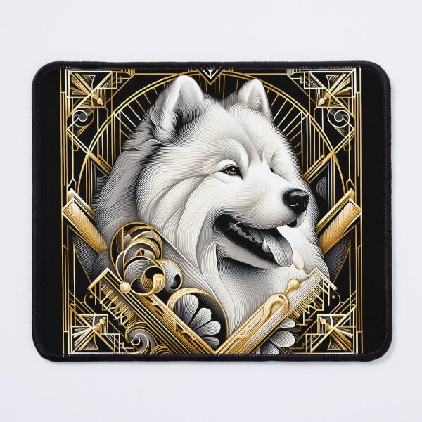 Item preview, Samoyed Bliss in Cartoon Form designed and sold by PawspectCreate.