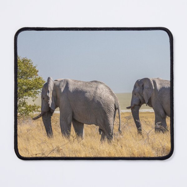Item preview, Namibia. Etosha National Park. Elephants in Savannah. designed and sold by vadim19.