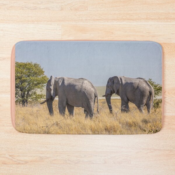 Item preview, Namibia. Etosha National Park. Elephants in Savannah.  designed and sold by vadim19.