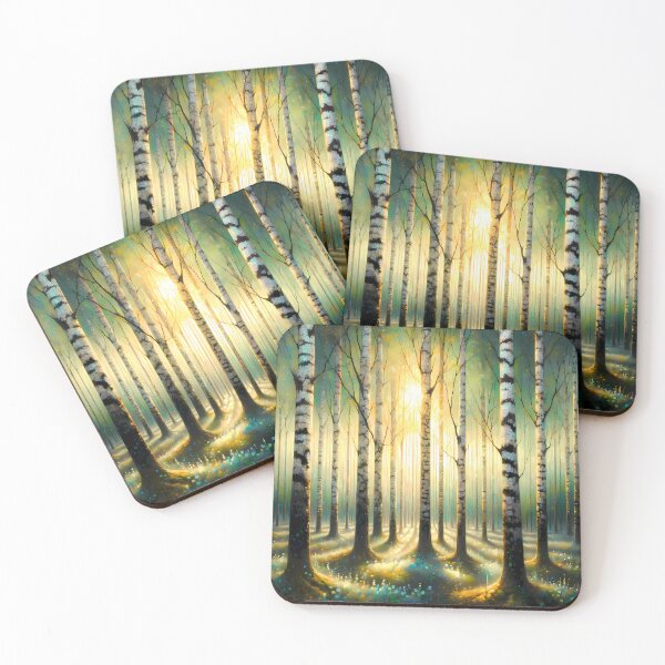 Item preview, Gustav Klimt, Birch Forest, 1903 - Nuxn Version 2 designed and sold by nuxn.