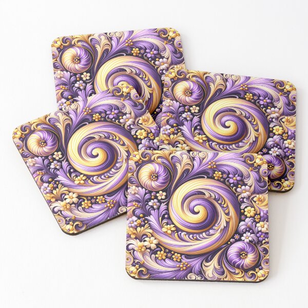 Item preview, Provencal Pattern Ametrine Swirl designed and sold by Crypto Tography.