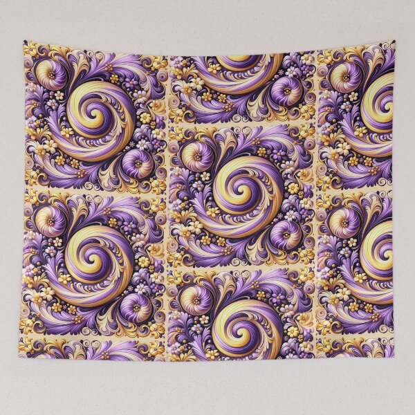 Item preview, Provencal Pattern Ametrine Swirl designed and sold by Crypto Tography.