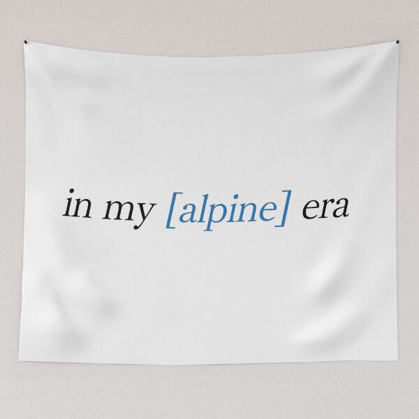 Item preview, in my alpine era sticker designed and sold by formulafinn.