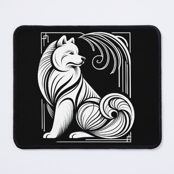 Item preview, Samoyed Serenity in Artistic Form designed and sold by PawspectCreate.