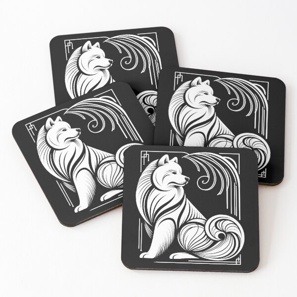Item preview, Samoyed Serenity in Artistic Form designed and sold by PawspectCreate.