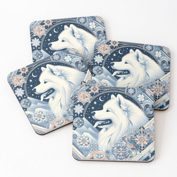 Item preview, Vibrant Samoyed Cartoon Adventure designed and sold by PawspectCreate.