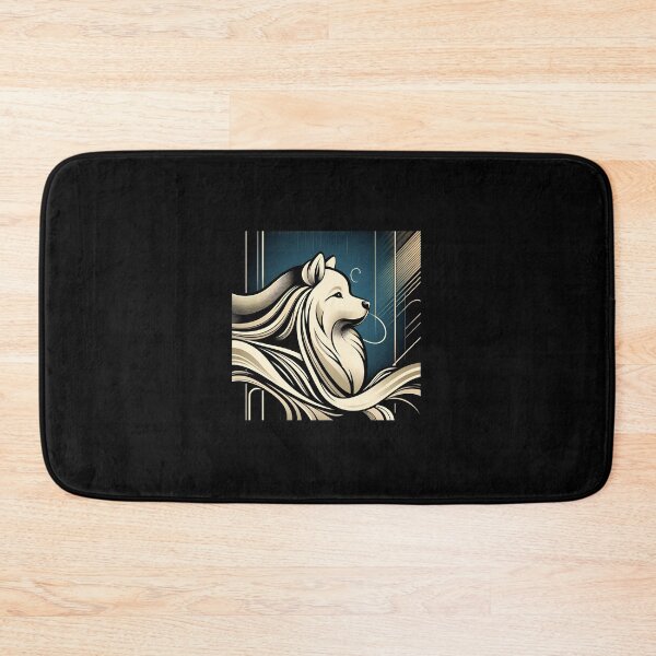 Item preview, Samoyed Elegance in Art Deco designed and sold by PawspectCreate.