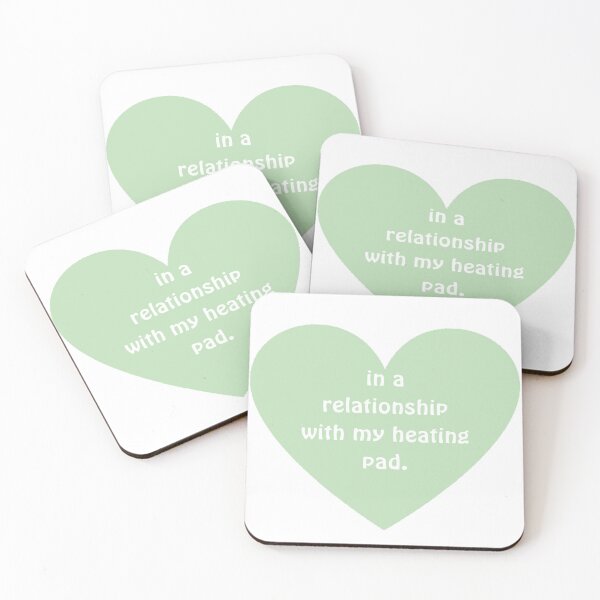 Item preview, In a relationship with my heating pad. designed and sold by skyestudios18.