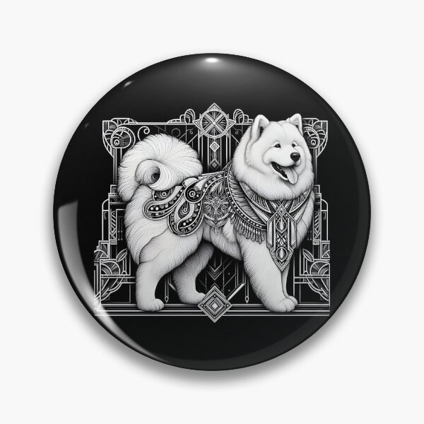 Item preview, Expressive Samoyed Canvas designed and sold by PawspectCreate.