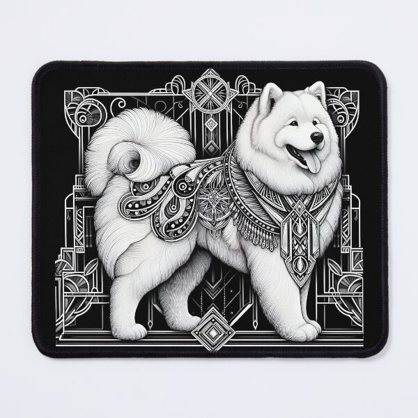 Item preview, Expressive Samoyed Canvas designed and sold by PawspectCreate.