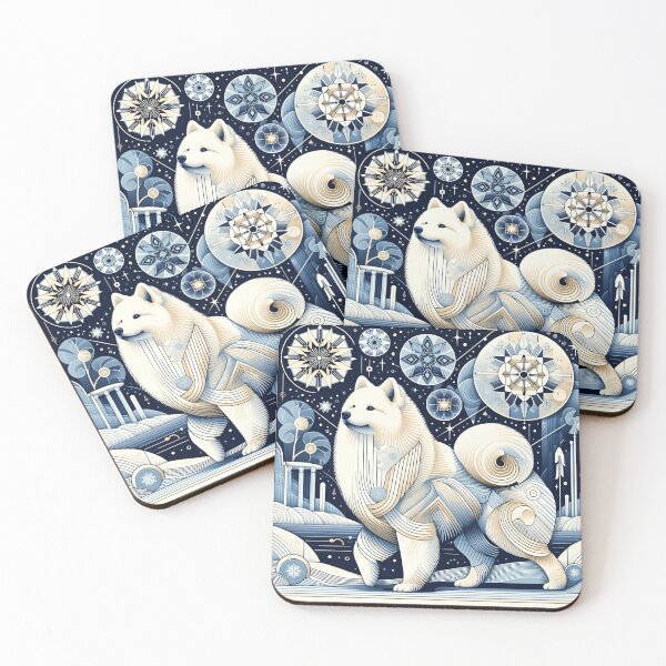 Item preview, Unique Samoyed Dog Art designed and sold by PawspectCreate.