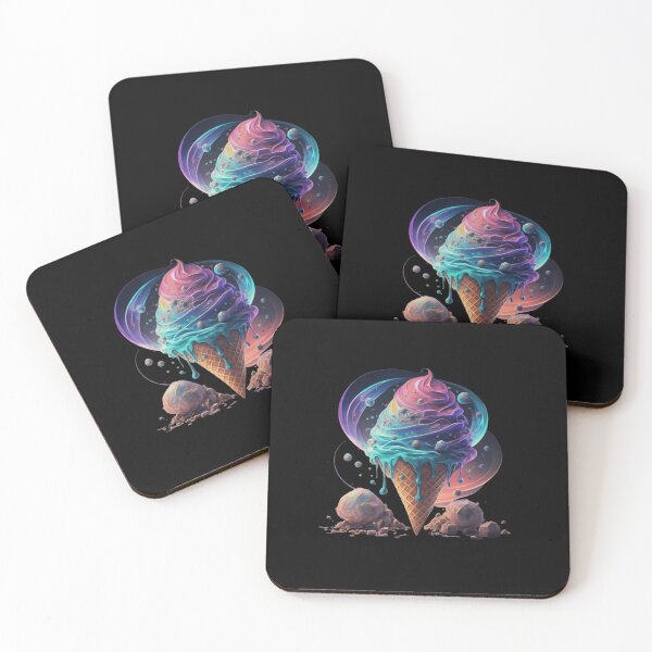 Item preview, Cosmic Colorful Ice Cream designed and sold by M R Design.