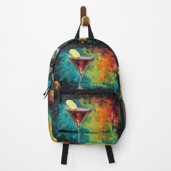 Item preview, Palette of Appletini Joy- Expressive Brushstrokes in Cocktail Artistry AI Generated designed and sold by OlfactoART Studio.